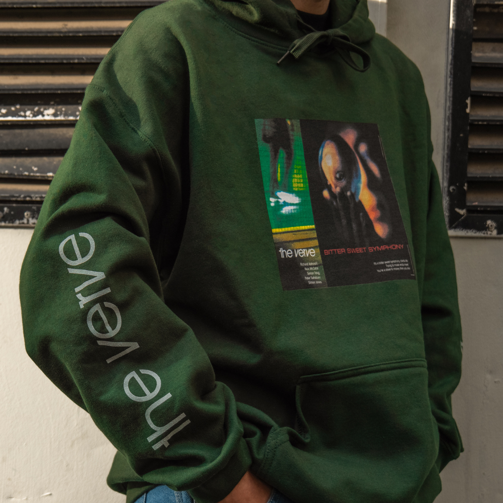 The Verve - Bitter Sweet Symphony Green Hoodie
